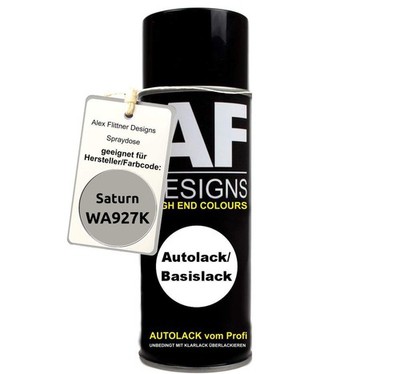 Für Saturn WA927K Silver Metallic Spraydose Basislack Sprühdose 400ml