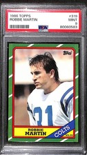 1986 TOPPS #319 ROBBIE MARTIN PSA 9 Mint 80060583 