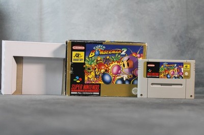 SNES Super Bomberman 2 in OVP Super Nintendo PAL Spiel Boxed NOE