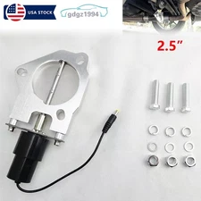 2.5'' Electric Exhaust Valve with Screw Kit Stainless Steel Header Control Motor