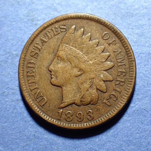 1893 Indian Cent  VF