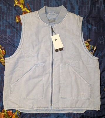 NWT Nike Life Padded Work Vest Blue FZ6577-422 Men s Size XL $165.00