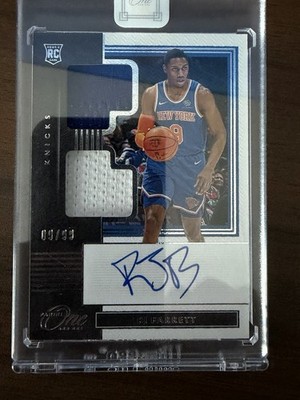 RJ Barrett 2019-20 One and One RC Knicks Dual Patch Auto 9/99 RDJA-RJB Ebay 1/1