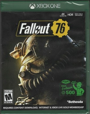 Fallout 76 Xbox One (Brand New Factory Sealed US Version) Xbox One,Xbox One