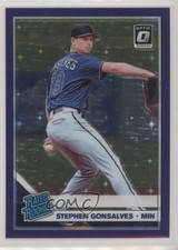2019 Donruss Optic Rated Rookies Purple Stars Prizm 90/125 Stephen Gonsalves 3b3