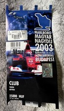 Fernando Alonso 1st F1 Win Ticket - 2003 Hungarian Grand Prix