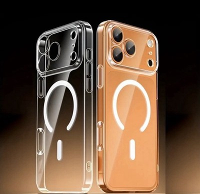 Iphone 17MagSafe Shockproof Clear Case Transparent TPU Cover With Anti-Yellowing