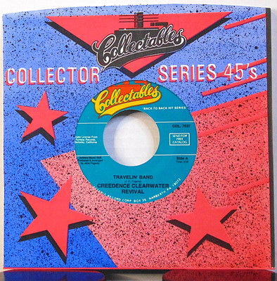 Creedence Clearwater Revival   Travelin' Band Collectables Rock 7'' Single Record