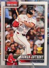 Roman Anthony 2026 Topps Series 1 AS Rookie Cup Card RC #189 Gem Mint Red Sox