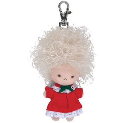 TY HOLIDAY ANGELINE Doll ( Metal Key Clip ) - New