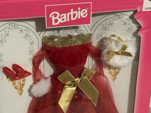 MATTEL BARBIE BOUTIQUE FASHION AVENUE #18120 CHERRY NAVIDAD ROJO METÁLICO SIN USAR, EN CAJA - Imagen 3 de 6