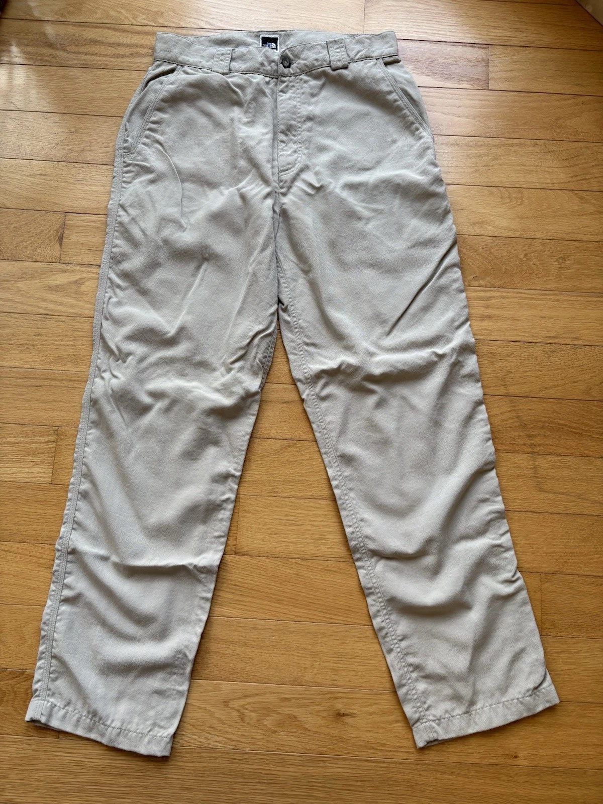 The North Face Beige Khaki Pants Men Sz 32 Outdoors Gorpcore Hiking Climbing
