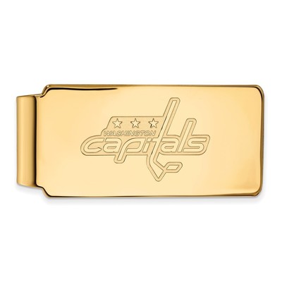 SS 14k gelbvergoldet NHL Washington Capitals Geldklammer