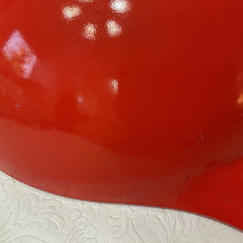 Vintage 1950er Pyrex rot Freundschaft Aschenputtel 4 Quart Ausgießer Rührschüssel #444 - Bild 11 von 11