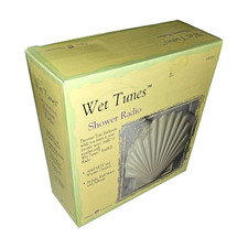 Vintage Brand New WET TUNES Seashell Shower Radio