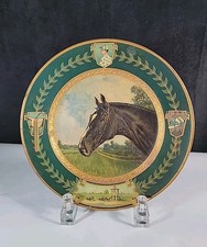 Rare 1908 "Colin" Thoroughbred Undeafeated Race Horse Vienna Art Tin Plate