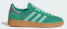 Adidas Originals Handball Spezial Court Green Silver JS2908 Women's Size 8 NEW
