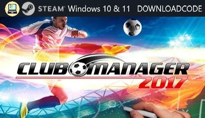 NEU PC Computer Spiel Club Manager 2017 für Windows 10 11 STEAM Downloadcode Key
