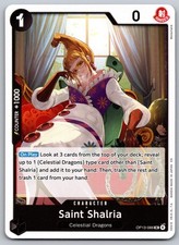 Saint Shalria OP13-086 Uncommon Carrying On His Will One Piece Near Mint