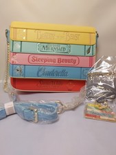 NWT Loungefly Disney Princess Books Classic Crossbody Bag Cinderella BELLE Ariel
