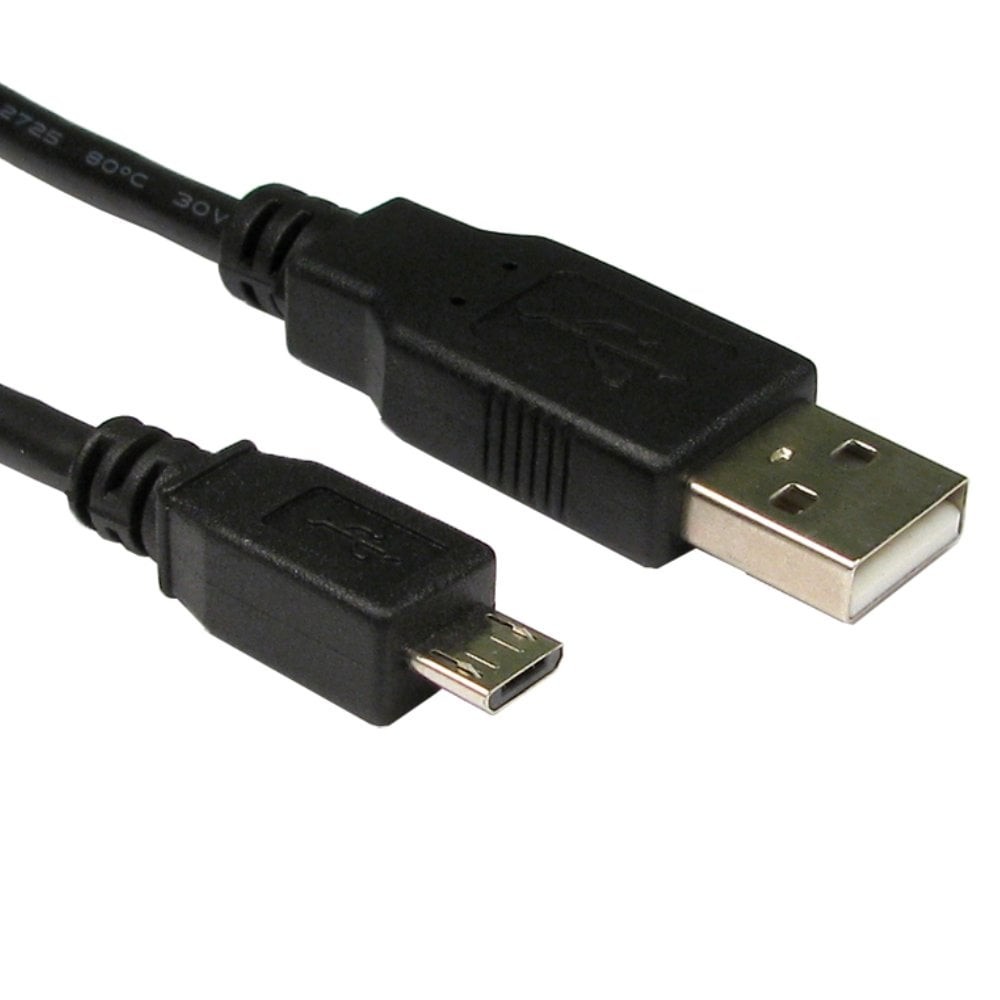 Cables Direct 5m USB2.0 Type A M to Micro B M Cable - Black