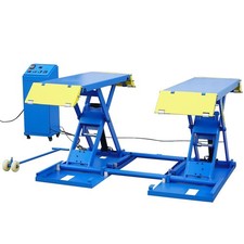Brand New 6600lb Mid-rise Scissor Car Lift 110v Electric Ce Certified Usa Stock