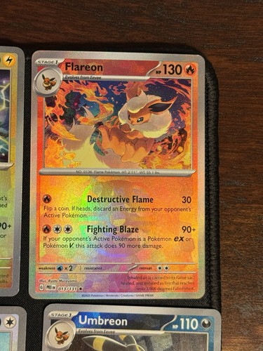 Pokémon Prismatic Evolution - Complete Eeveelution Masterball Holo Set - 9 Cards - Picture 4 of 20