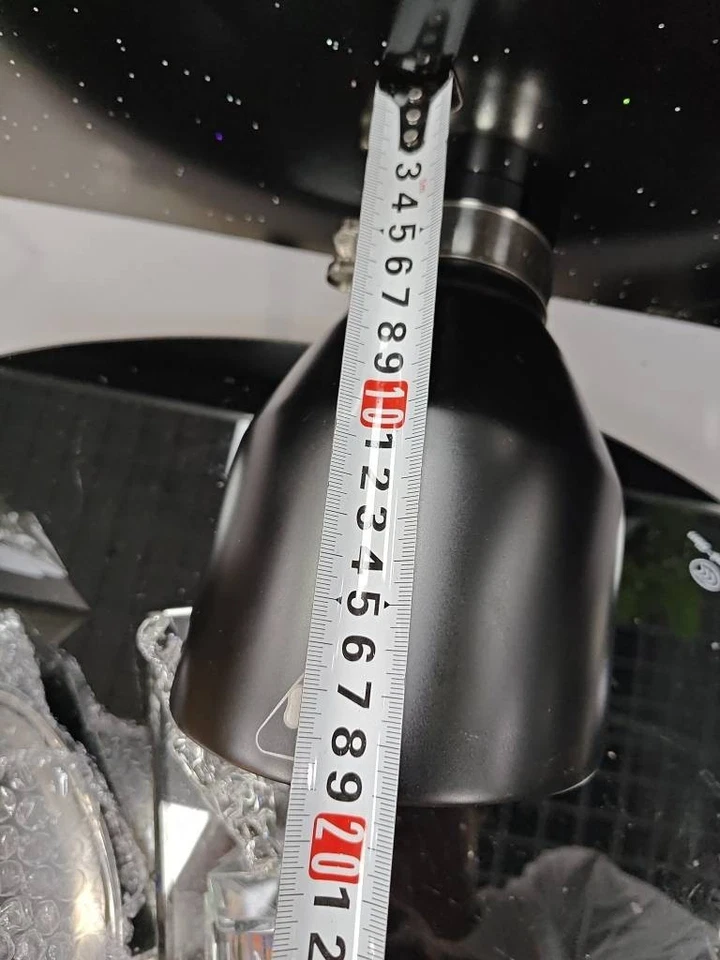 2 TERMINALI SCARICO ACCIAIO INOX 51mm - 130mm STELVIO Alfa Romeo FINALINI - Imagen 4 de 4