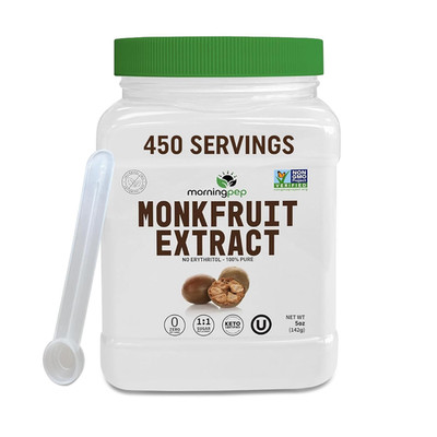 100% Pure Monk Fruit Extract Sweetener, No Erythritol, Monkfruit