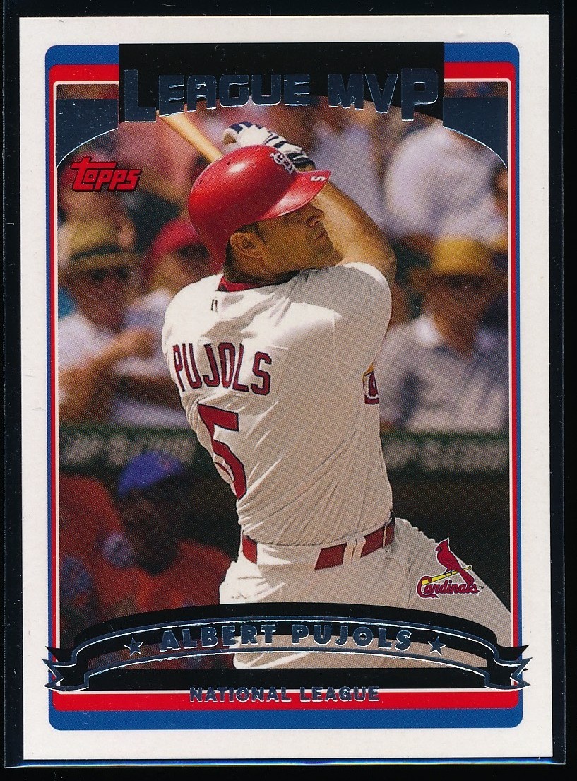 2006 Topps Albert Pujols #263 League MVP