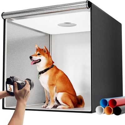 Photo Studio Light Box for Photography:  32X32 Inch 210 LED Large Lightbox for P