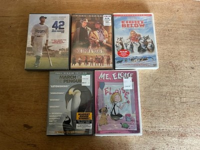 DVD Lot Eight Below March Of Penguins Me Eloise Jackie Robinson Texas Train