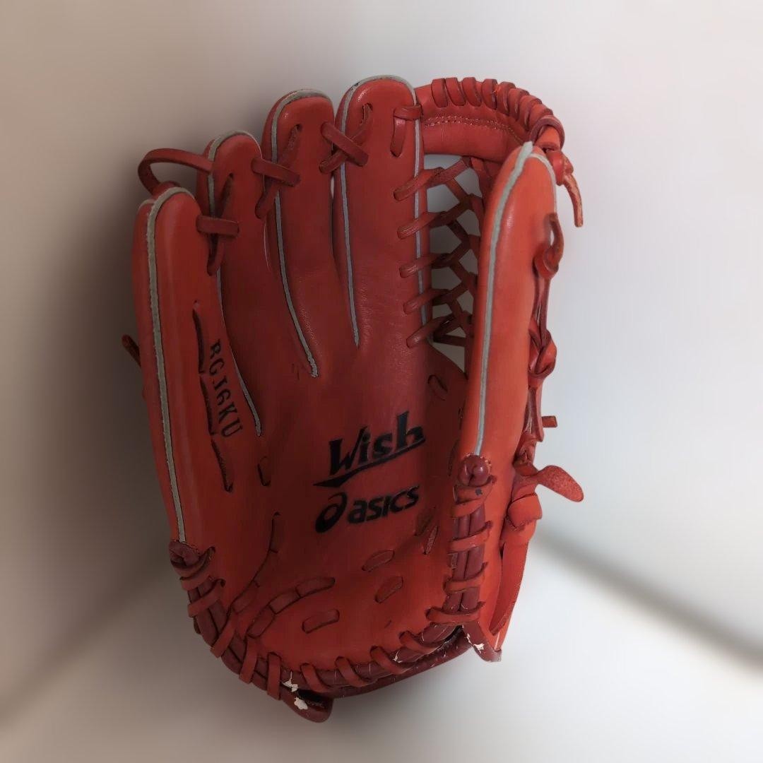 asics Wish Soft Gloves Orange Left-handed | eBay