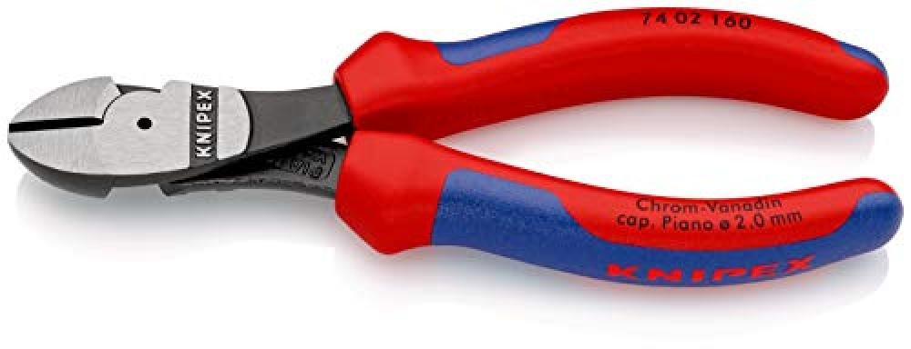 KNIPEX 74 02 160 Tronchese laterale per meccanica tipo "forte" bonderizzata nera