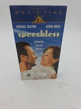 Speechless VHS, 1996, Movie Time Geena Davis, Michael Keaton
