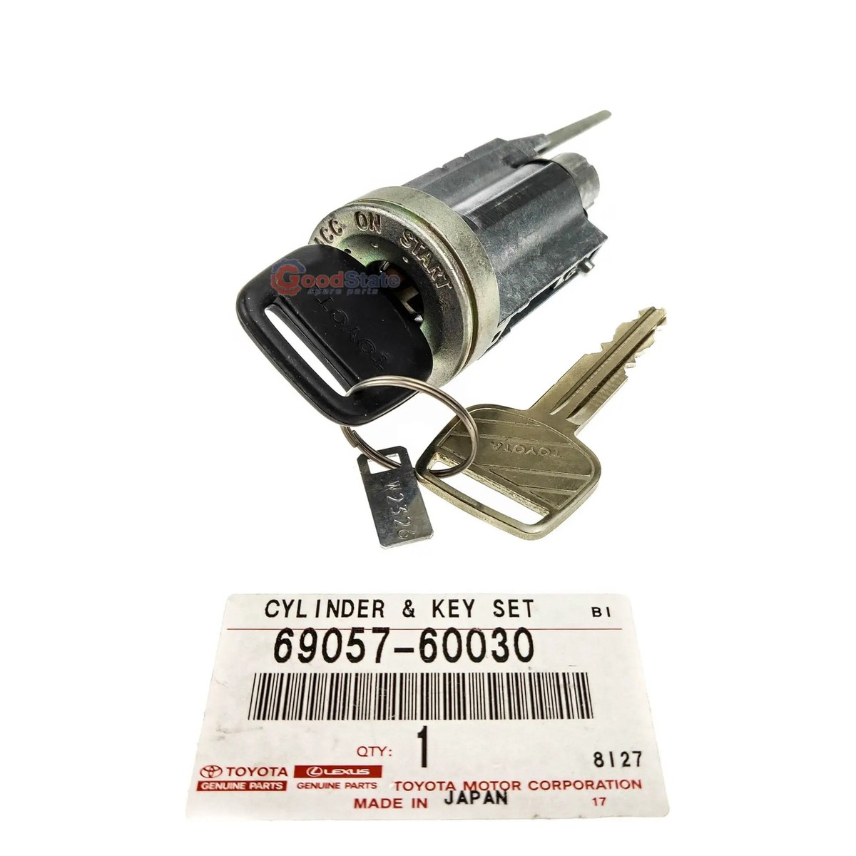Genuine Toyota LandCruiser 80 Series HZJ Ignition Barrel Key With