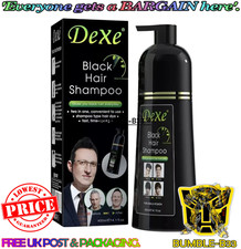 Dexe Black Hair Shampoo 400ml – Instant Natural Black Hair Color