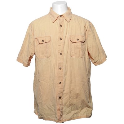 Croft&Barrow, Kurzarmhemd, Größe: XL, Beige, Baumwolle, Karo, Herren #rwi
