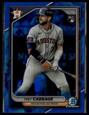 2024 Bowman Chrome Sapphire Edition #100 Trey Cabbage