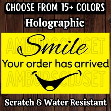 50 THANK YOU STICKERS 2.25" ENVELOPE  LABELS SEALS SMALL SHOP SCRATCH RESISTANT