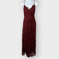 Fashion Nova Womens Formal Maxi Dress | XL | Wine | Gala Holiday Party Xmas