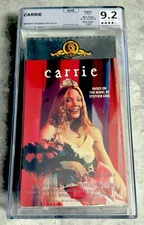 CARRIE (1976) VHS - REWIND GRADED 9.2/10 - MGM / UA HOME VIDEO - STEPHEN KING