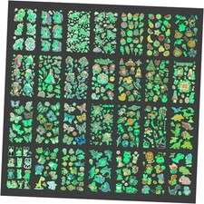 380 Styles 30 Sheets Luminous Tattoos for Kids, Mixed Styles Luminous Styles