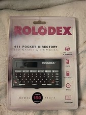 Vintage Rolodex 411 Pocket Directory Organizer R411-3 Planner NEW