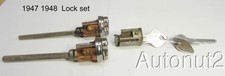 1947 1948 Dodge Plymouth Chrysler Desoto Lock Set 2 Doors And Ignition Nos