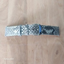 Genuine Real Snake skin leather watch strap band 10...17 18 19 20 21 22 23 26mm