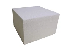 Styrofoam Square Dummies Blocks Cake Dummies Brand New 6x4 polystyrene dummy 