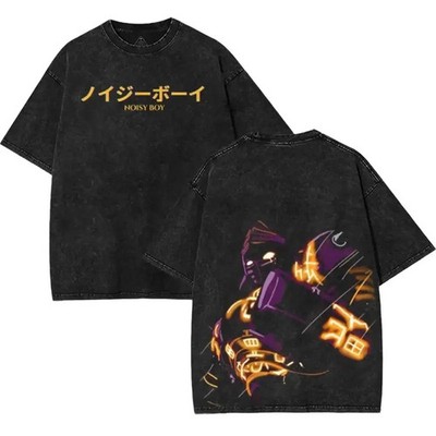Noisy Boy Oversize Lightweight Acid Washed T-Shirt - 250gsm Premium Cotton Crewn