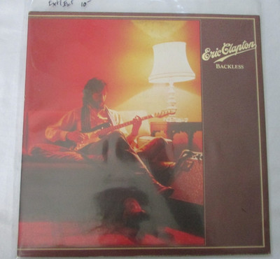 ERIC CLAPTON BACKLESS EX+/EX+ VINYL LP  L4