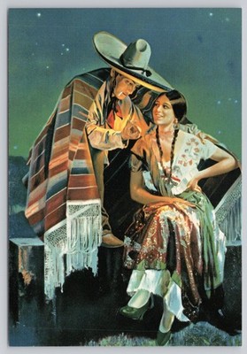 Bajo Las Estrellas Painting by Eduardo Catano c.1935 Mexican Calendar Girls 2006